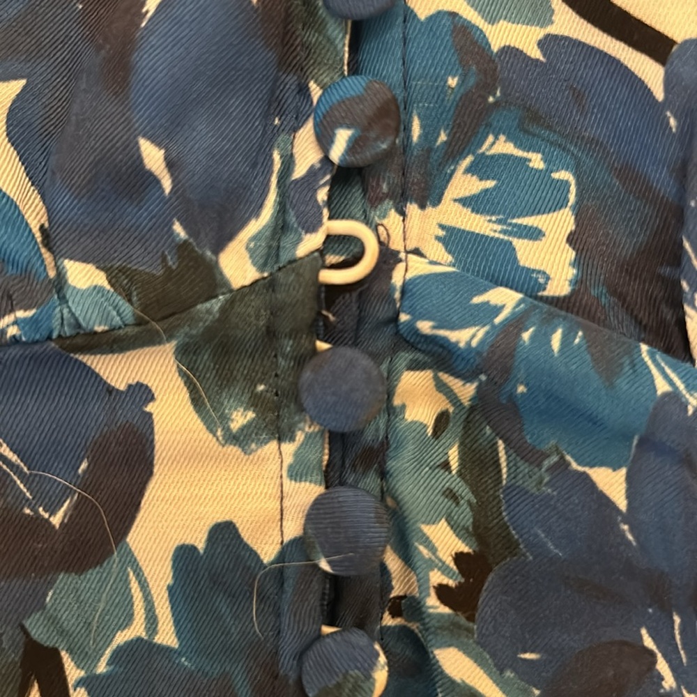 The Kooples Long printed dress with buttons - Picture 9 of 10